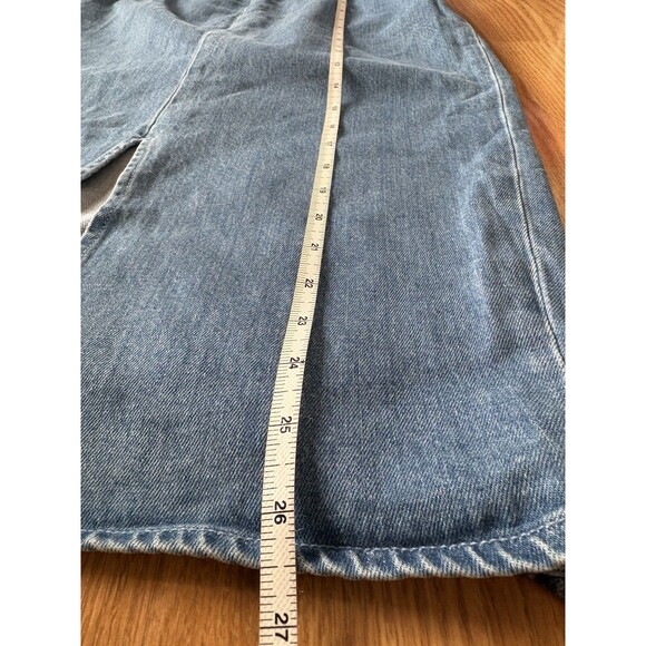 J Crew Light Wash Denim Pencil Skirt Front Slit Size 25 - Picture 8 of 8